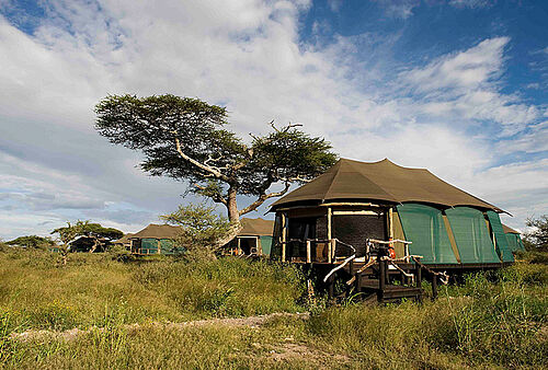 Lake Masek Tented Camp in der Ngorongoro Conservation Area in Tansania