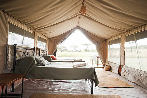 Kati Kati Camp in der zentralen Serengeti