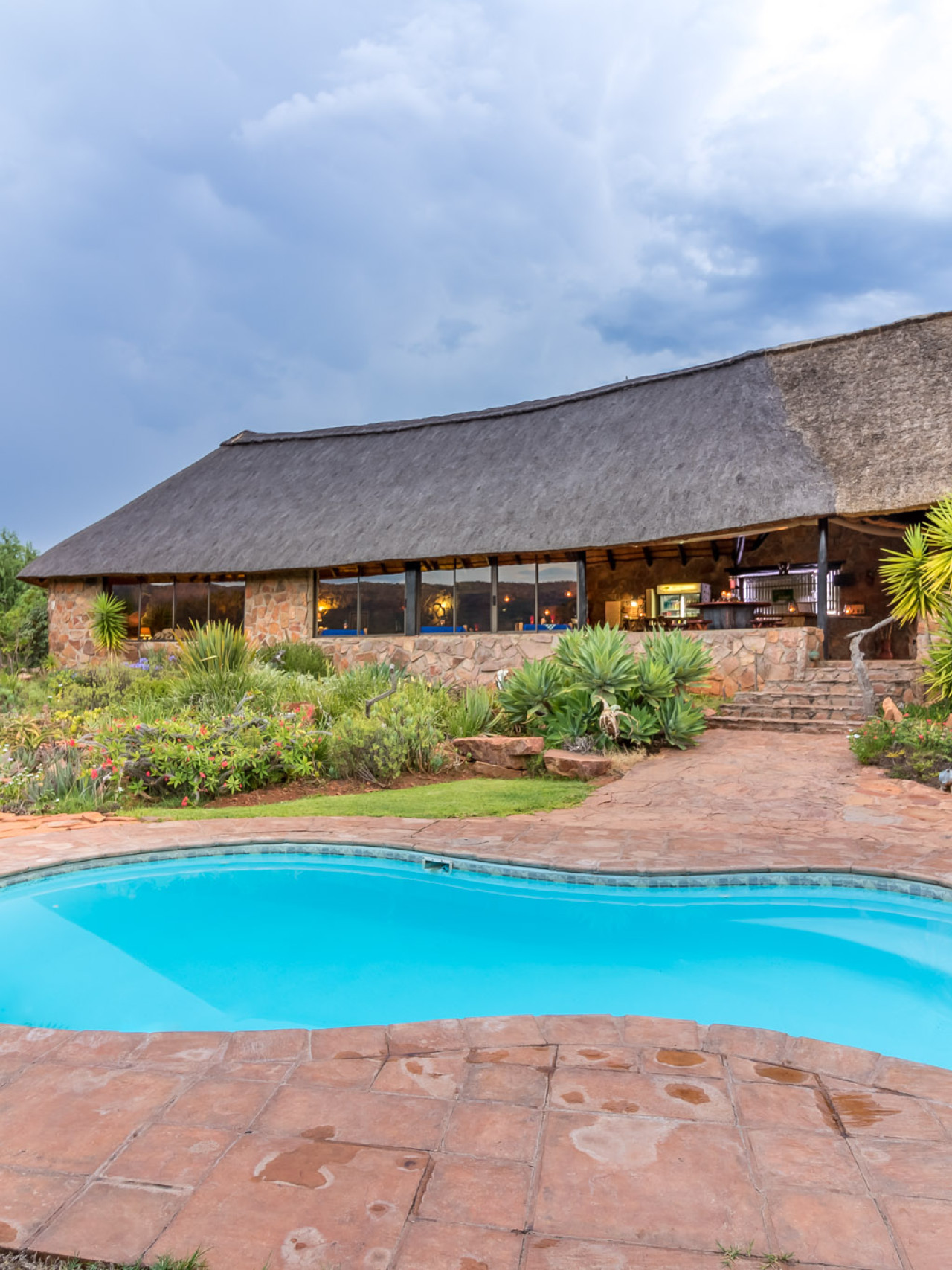 Schöne Lodge in der Nähe des Blyde River Canyon